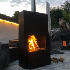 Outdoor/Garten Kamin Feuersäule Pinacate In Schwarz Stahl 11 Outdoor/Garten Kamin Feuersäule Pinacate In Schwarz Stahl -Besten Kamin Laden pinacate schwarz kunde 1280x1280