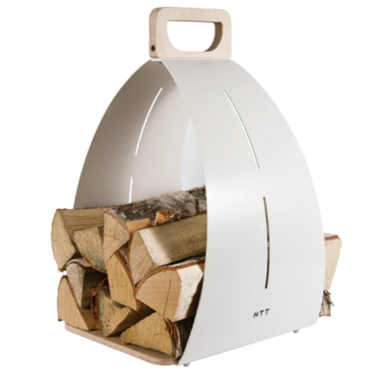 Pisla Design By HTT Holzkorb / Kaminkorb Kelo Weiß 3 Pisla Design By HTT Holzkorb / Kaminkorb Kelo Weiß