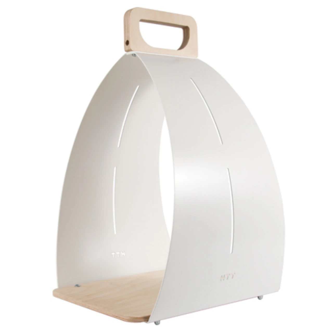 Pisla Design By HTT Holzkorb / Kaminkorb Kelo Weiß 4 Pisla Design By HTT Holzkorb / Kaminkorb Kelo Weiß – Bild 2