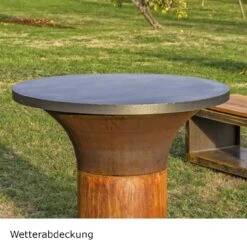 Gartenkamin Plancha Grill CIRCUS HIGH Cortenstahl 17 Gartenkamin Plancha Grill CIRCUS HIGH Cortenstahl -Besten Kamin Laden plancha grill feuercampus365 cyrcus detail3 1280x1280 1