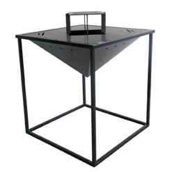 Gartenkamin Plancha MEROE Mit Grillaufsatz Schwarz -Besten Kamin Laden plancha grill feuercampus365 meroe web5 1280x1280