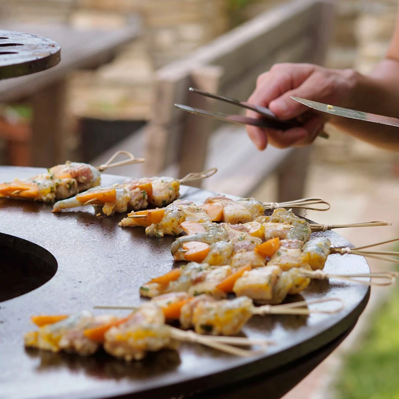 Gartenkamin Plancha Grill PIO100 Cortenstahl 10 Gartenkamin Plancha Grill PIO100 Cortenstahl – Bild 8