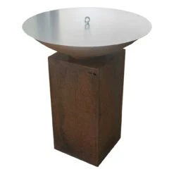 Gartenkamin Plancha Grill PIO80 Cortenstahl -Besten Kamin Laden plancha grill feuercampus365 pio wetterabdeckung2 1280x1280 6