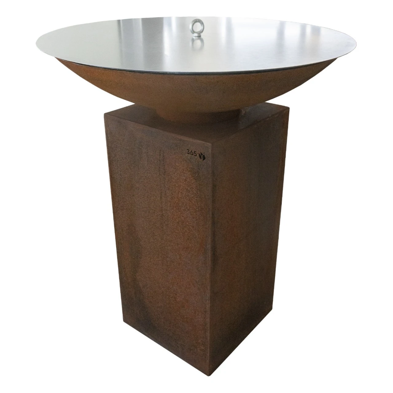 Gartenkamin Plancha Grill PIO100 Cortenstahl Mit Holzfach 13 Gartenkamin Plancha Grill PIO100 Cortenstahl Mit Holzfach – Bild 11