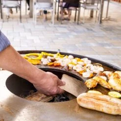 Gartenkamin Plancha Grill PIO80 Cortenstahl -Besten Kamin Laden plancha grill feuercampus365 talyn cortenstahl web3 1280x1280 5