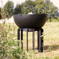 Gartenkamin Plancha Grill TALYN Schwarz -Besten Kamin Laden plancha grill feuercampus365 talyn schwarz web3 1280x1280