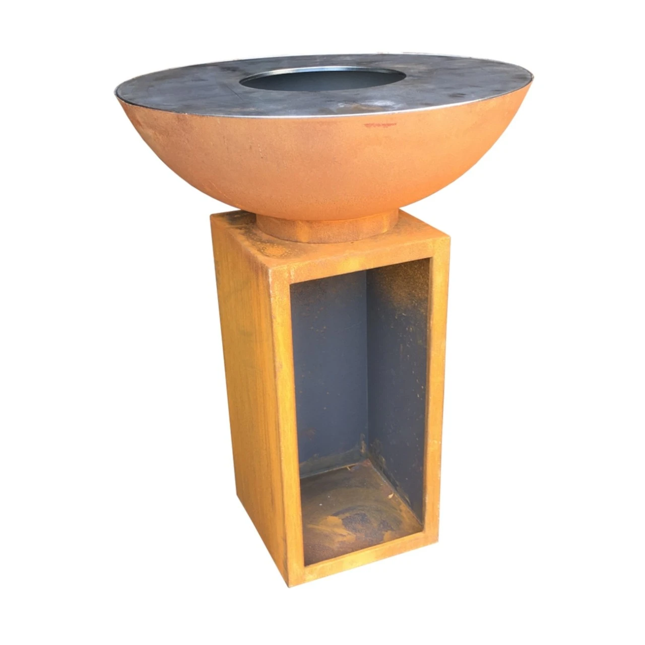 Plancha Grill Gartenkamin Grill Eye 80 Cortenstahl 4 Plancha Grill Gartenkamin Grill Eye 80 Cortenstahl – Bild 2