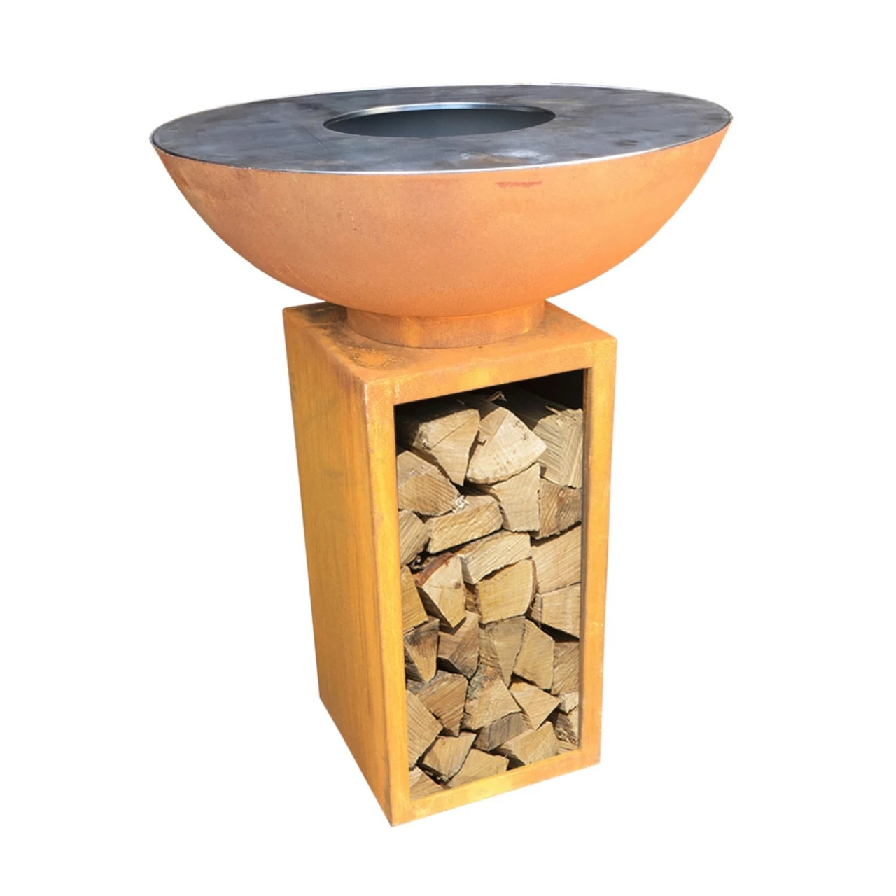 Plancha Grill Gartenkamin Grill Eye 80 Cortenstahl 3 Plancha Grill Gartenkamin Grill Eye 80 Cortenstahl