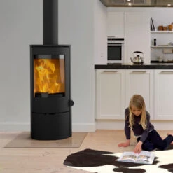 Prestige Basic Stahl Kaminofen 5kW Schwarz -Besten Kamin Laden prestige basic stahl int3 1280x1280