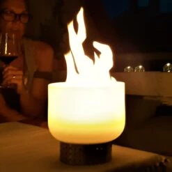 QFlame Ethanol Tischkamin Mit Edelstahl Sockel -Besten Kamin Laden q20 tischethanolkamin quarzschale tischkamin edelstahl web6 1280x1280