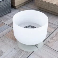 QFlame Ethanol Quarz Feuerschale Terrassen Set -Besten Kamin Laden qflame terrasse ethanol set beton sockel web3 1280x1280