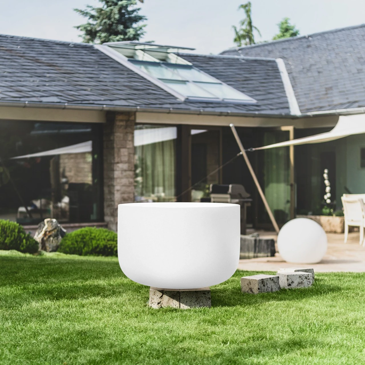 QFlame Quarzglas Feuerschale Gartenkamin 6 QFlame Quarzglas Feuerschale Gartenkamin – Bild 4