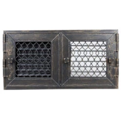 Retro Warmluftgitter Graphit 20 X 38 Cm