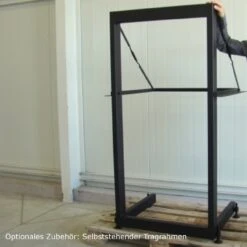 Volcano 3PLH Panorama Kamineinsatz 11kW Dreiseitig Schwarz -Besten Kamin Laden selbststehender tragrahmen 1280x1280 1