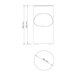 Silo Designer Bioethanolkamin Mit Keramik Brenner -Besten Kamin Laden silo ethanolkamin masse 1280x1280