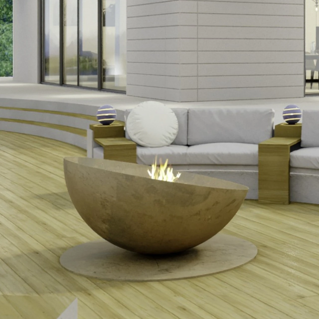 Solace Designer Feuerschale Gartenkamin 6 Solace Designer Feuerschale Gartenkamin – Bild 4