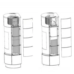 Atika Keramik Speicher-Kaminofen Weiß 7kW -Besten Kamin Laden speicherkaminofen atika keramik 1280x1280