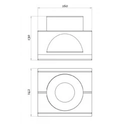 Glammfire Kivo Tabletop Biokamin -Besten Kamin Laden tabletop kivo masse 1280x1280