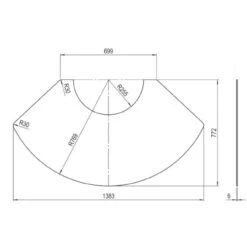 Tecapa Compact Kaminofen Keramik Caffe Au Lait 6kW DIBT -Besten Kamin Laden tacora pacaya glasvorlegeplatte optional 1280x1280 8