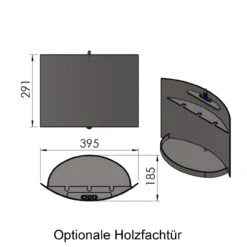 Holzfachtür Zum Nachträglichem Einbau TT20 Oder TT20R Schwarz -Besten Kamin Laden termatech holzfachtuer abstaende 1280x1280