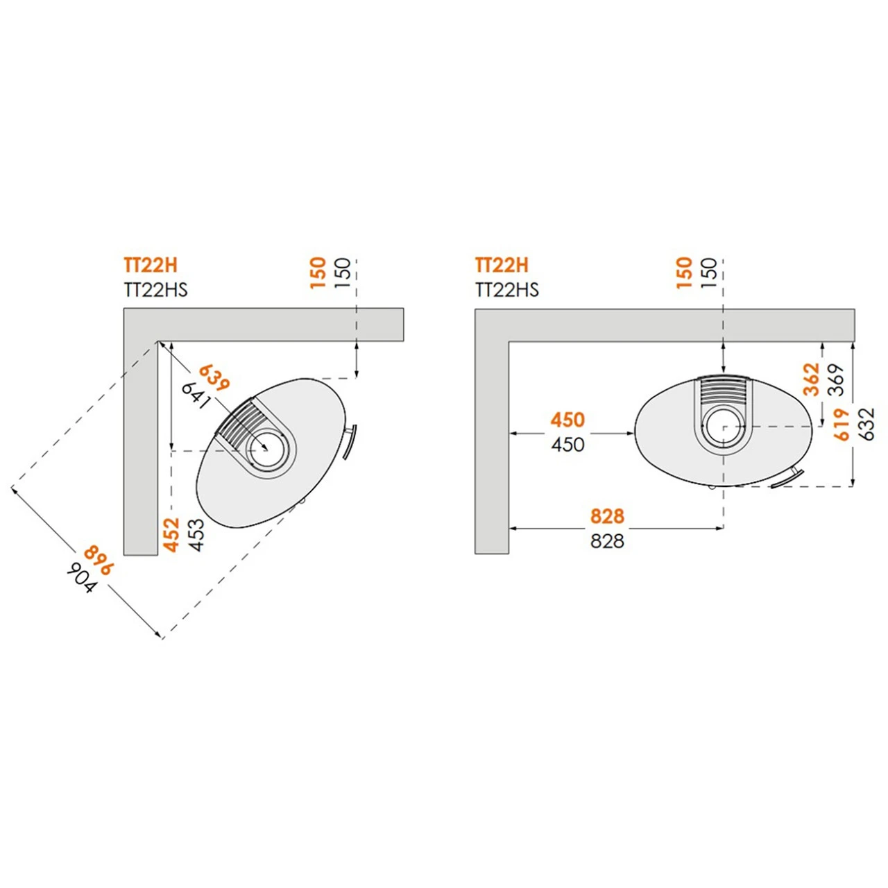 TT22HS Kaminofen 7kW Schwarz Mit Speckstein 8 TT22HS Kaminofen 7kW Schwarz Mit Speckstein – Bild 6