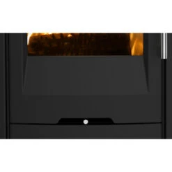 TT30G Kaminofen 5kW Schwarz 3 Sichtscheiben -Besten Kamin Laden termatech tt30 kaminofen schwarz detail 1280x1280