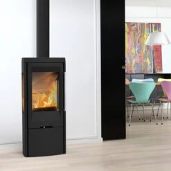 TT30G Kaminofen 5kW Schwarz 3 Sichtscheiben -Besten Kamin Laden termatech tt30g kaminofen schwarz int 1280x1280