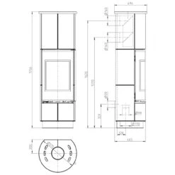 Delia Extra Serpentino Speicher-Kaminofen 7kW -Besten Kamin Laden thorma delia serpentino extra masse 1280x1280