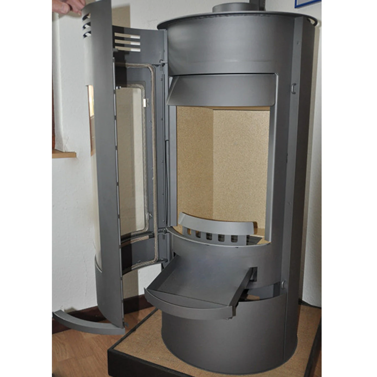 Andorra Kaminofen Gussgrau 7kW 14 Andorra Kaminofen Gussgrau 7kW – Bild 12