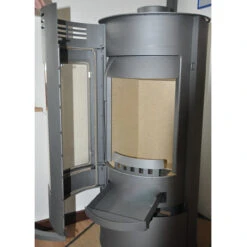 Andorra Kaminofen Gussgrau 7kW 26 Andorra Kaminofen Gussgrau 7kW -Besten Kamin Laden thorma design andorra grau detail 1280x1280