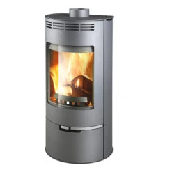 Andorra Kaminofen Gussgrau 7kW