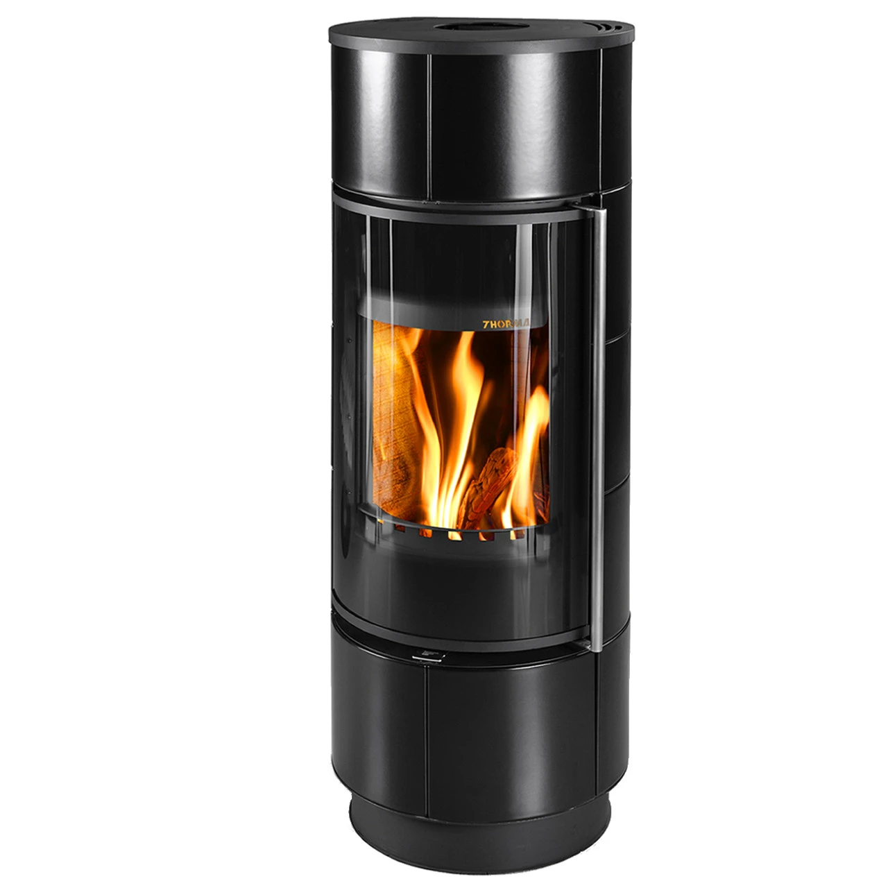 Atika Keramik Extra Schwarz Kaminofen 7kW 4 Atika Keramik Extra Schwarz Kaminofen 7kW – Bild 2