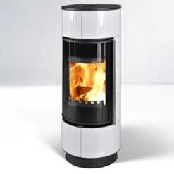 Atika Keramik Extra Weiß Kaminofen 7kW