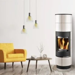 Delia Kaminofen Mit Weißen Kacheln 7kW 23 Delia Kaminofen Mit Weißen Kacheln 7kW -Besten Kamin Laden thorma design delia kaminofen web2 1280x1280