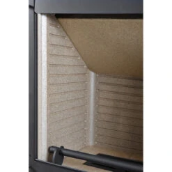 Falun Gussgrau Kaminofen 8kW -Besten Kamin Laden thorma design falun grau brennraum 1280x1280