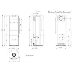 Tipas Plus Compact Serpentin Stein Kaminofen 4kW DIBt -Besten Kamin Laden tipas plus compact kaminofen masse 1280x1280 1