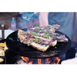 Gartenkamin Plancha Grill TALYN Schwarz -Besten Kamin Laden top plancha grillaufsatz feuercampus365 web4 1280x1280 4