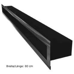 Luftleiste TUNNEL Geschliffener Stahl Verschiedene Größen -Besten Kamin Laden tunel 9 80 inox 1280x1280