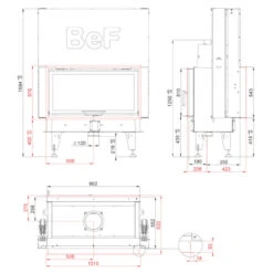 Twin V10 Tunnel-Kamineinsatz 14kW Hebetür 13 Twin V10 Tunnel-Kamineinsatz 14kW Hebetür -Besten Kamin Laden twin v 10 masse 1280x1280