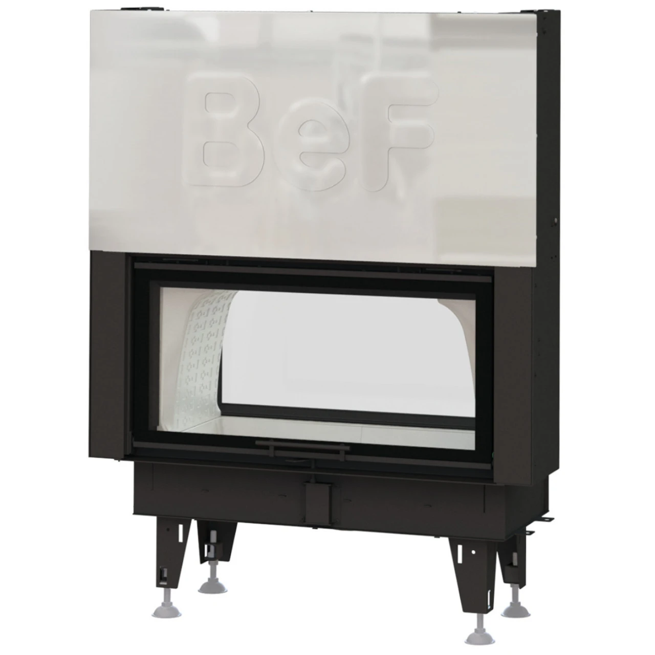 Twin V10 Tunnel-Kamineinsatz 14kW Hebetür 3 Twin V10 Tunnel-Kamineinsatz 14kW Hebetür