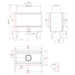 Twin 10 Tunnel-Kamineinsatz 14kW 17 Twin 10 Tunnel-Kamineinsatz 14kW -Besten Kamin Laden twin10 masse 1280x1280