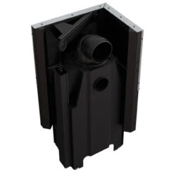 Eck-Kamineinsatz VNL Links 9kW Mit Hebetür -Besten Kamin Laden vnl 610 430 hinten 1280x1280