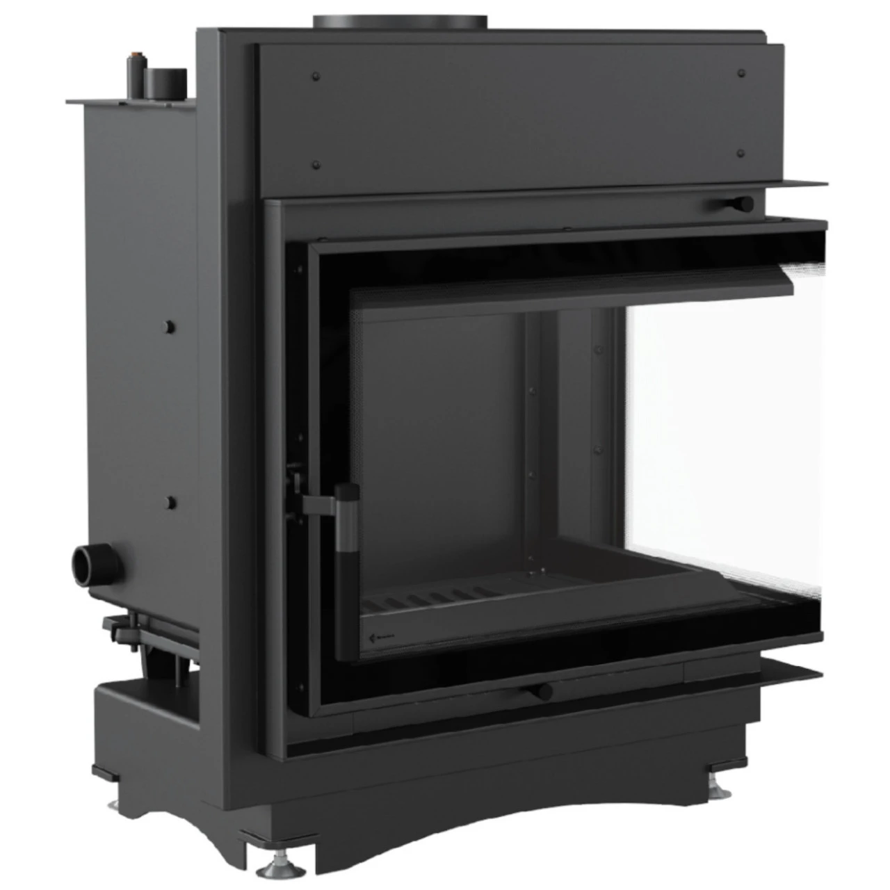 Maja Deco Gusseisener Wasser Kamineinsatz Rechts Verglast Steglos 8kW 3 Maja Deco Gusseisener Wasser Kamineinsatz Rechts Verglast Steglos 8kW