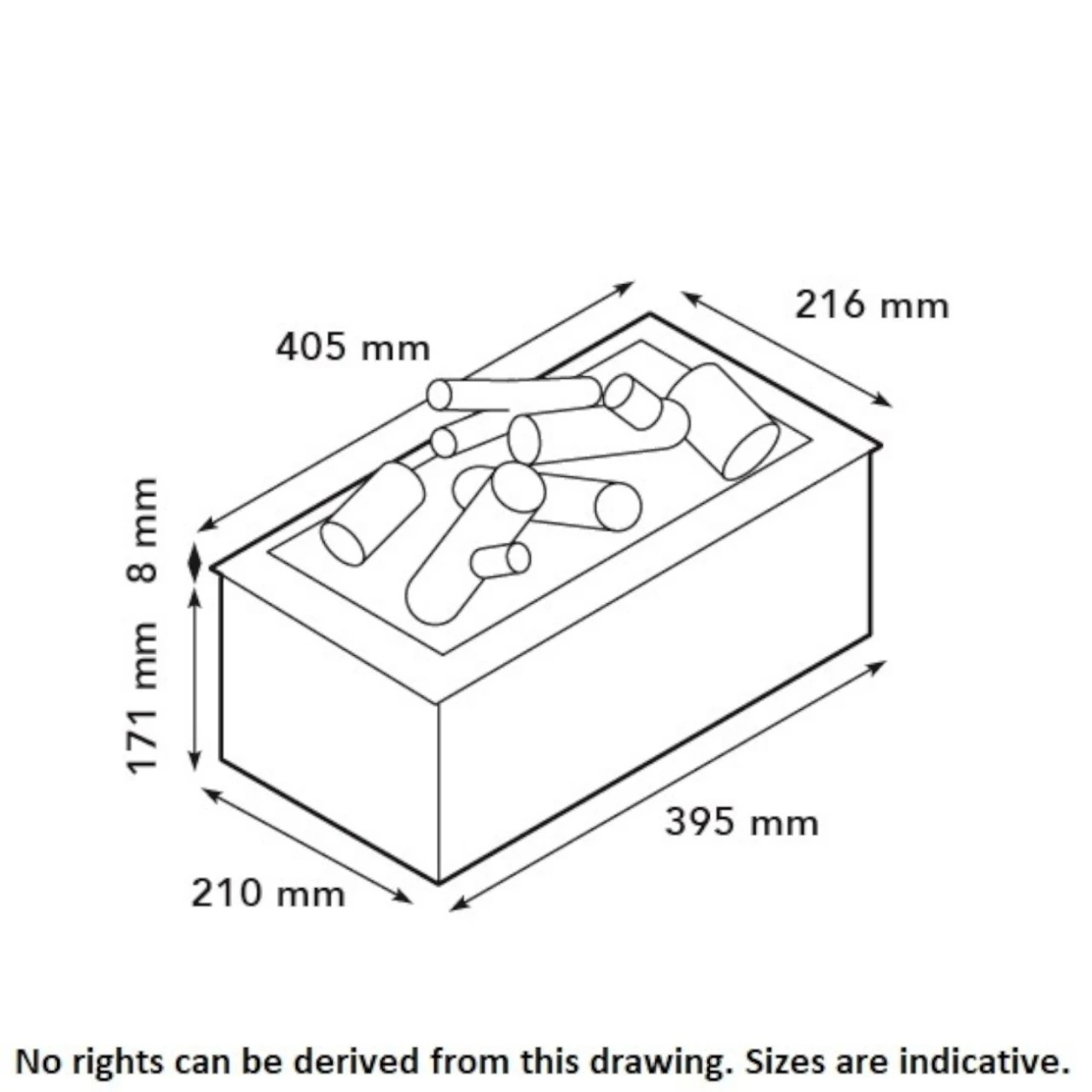Basket Cassette 400 Opti-Myst Wasserdampf Kamin 8 Basket Cassette 400 Opti-Myst Wasserdampf Kamin – Bild 7
