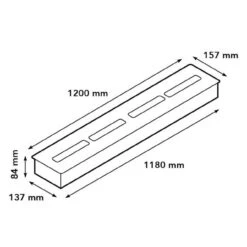Keramischer Ethanol Brenner 11814LB Mit Überstand -Besten Kamin Laden xaralyn ethanolbrenner 11814LB masse 1280x1280 1