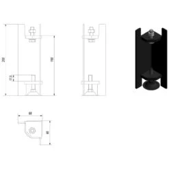 Zibi 12 Deco Kamineinsatz 11kW Rahmenlose Panorama Scheibe 20 Zibi 12 Deco Kamineinsatz 11kW Rahmenlose Panorama Scheibe -Besten Kamin Laden zibi fuesse masse 1280x1280 3