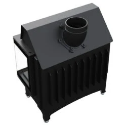 Zibi 12 Deco Eckkamineinsatz Rechts 11kW Mit Rahmenloser Scheibe -Besten Kamin Laden zibi p bs 12 deco hinten 1280x1280