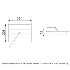 Zuzia Eco Deco Gusseisen Eck-Kamineinsatz 12kW Rechts -Besten Kamin Laden zuzia eco ethanol einsatz masse6bKT9iYdzSFoJ 1280x1280 1