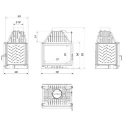 Zuzia Eco Gusseisen-Kamineinsatz 12kW -Besten Kamin Laden zuzia eco masseR2WVYIilD1aCK 1280x1280