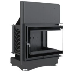 Zuzia Eco Deco Gusseisen Eck-Kamineinsatz 12kW Rechts -Besten Kamin Laden zuzia eco p bs deco seite 1280x1280